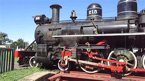 Locomotiva A Vapor Trem Turistico De Jaguariuna No VIRADOR Steam