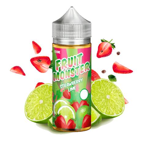 Fruit Monster Strawberry Lime 100ml 3mg Elixir Vaper Shop Y Concentrados