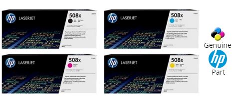 HP 508X CF360X CF361X CF362X CF363X Toner Cartridge Black Color Color