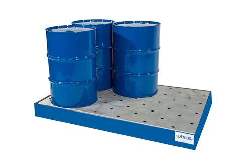 Spill Sump Drum Capacity With Platform Painted Steel