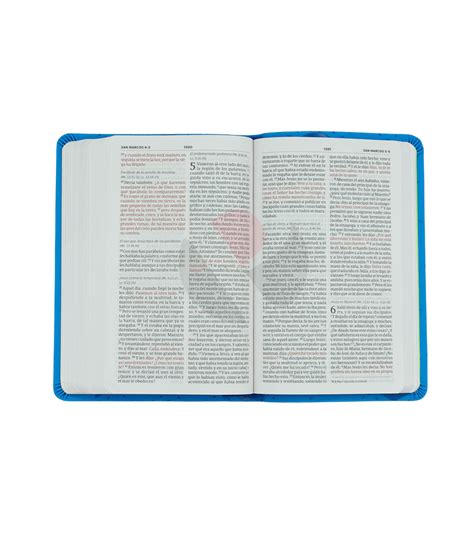 Biblia Vencedores Compacta Letra Grande Rvr S Mil Piel Azul