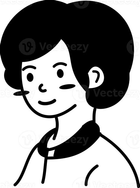 Cute Beautiful Women Doodle Icon 35995221 Png