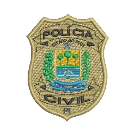 Matriz de Bordado Polícia Civil do Piauí