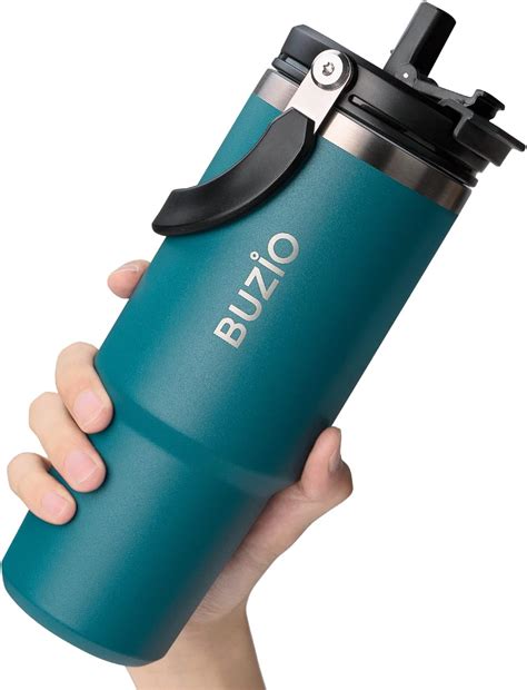 Amazon Buzio Insulated Tumbler With In Lid And Straw Oz