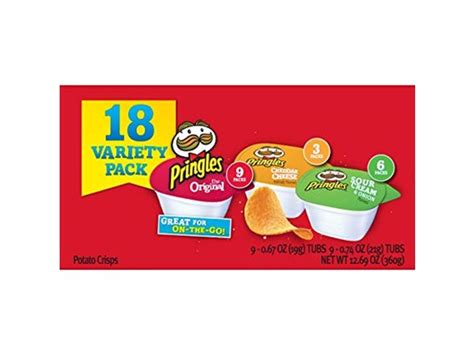 Pringles 3-Flavor Snack Stacks, 18 ct