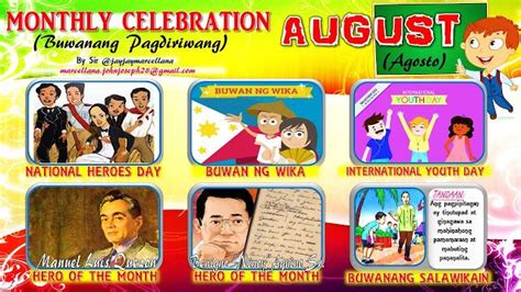 2017 Monthly Celebration With Monthly Motto August Deped Tambayan Ph Monthly Celebration