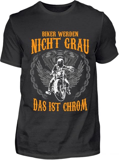 Hochwertiges Herren Shirt Motorrad T Shirt Biker Geschenk Amazon De