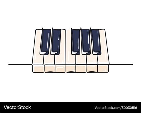 How To Draw A Piano Keyboard