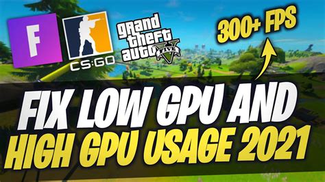 How To Fix 100 Cpu Usage And Low Gpu Usage While Gaming Windows 10