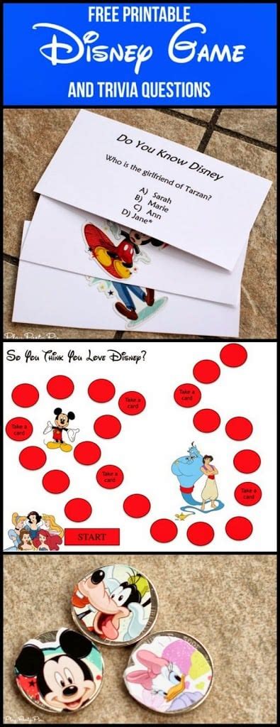 Free Disney Board Game and Trivia Questions - Play.Party.Plan