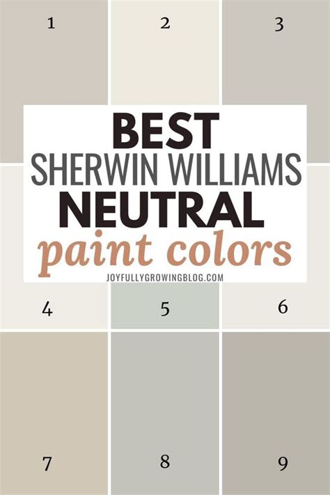 Farmhouse Neutrals Sherwin Williams Gray Beige White Paint