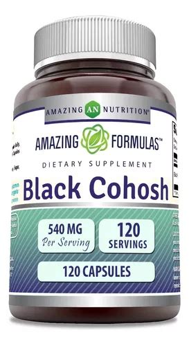 Amazing Formulas Black Cohosh 540 Mg 120 Cápsulas Meses sin intereses