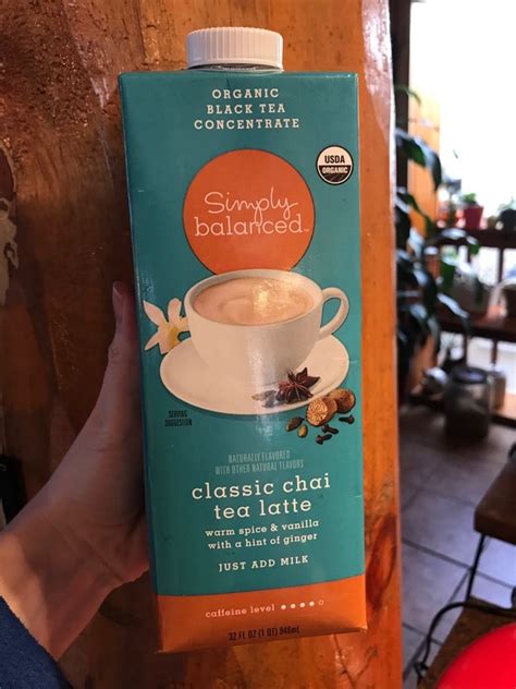 Simply Balanced Organic Classic Chai Tea Latte Reviews Abillion