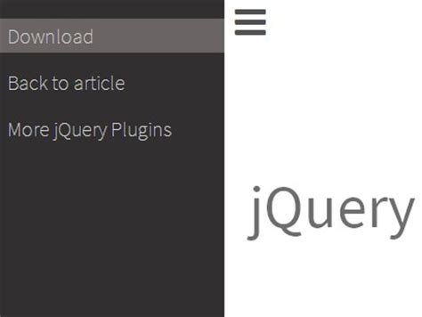 3D Flipping Sidebar Navigation With JQuery And CSS3 JQuery Plugin