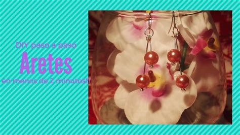 Diy C Mo Hacer Tus Propios Aretes Tutorial Paso A Paso