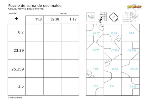 Descargar Completa El Puzzle 3×4 3 Olesur Descargar Fichas Olesur