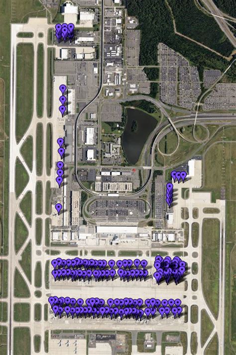 Pilot2atc Kiad Washington Dulles Dc Usa Taxiways And Gates For