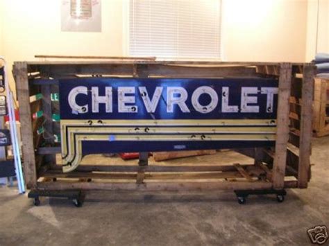 Vintage Chevrolet Dealership Neon Sign - Antique - NOS | #16248504