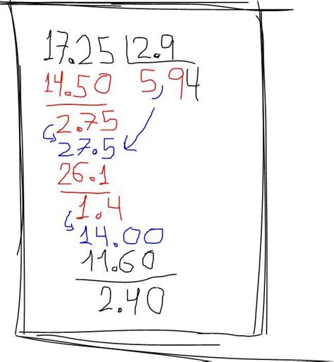 17 25 Dividido 2 9 Con Proceso Brainly Lat