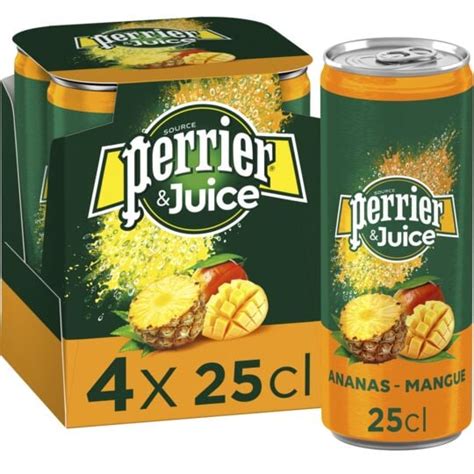 Eau Gazeuse Aromatis E Ananas Mangue Perrier And Juice Le Pack De