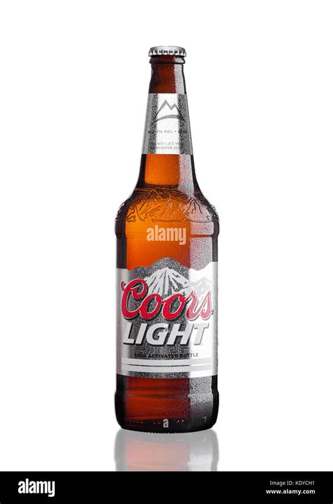 Londres Reino Unido 30 De Marzo De 2017 Botella De Coors Light