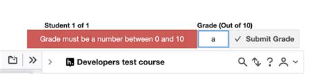 Improve Accessibility For Grade Input Validation Errors Issue 5205