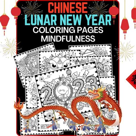 Chinese New Year Mindfulness Coloring