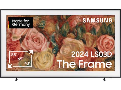 Samsung Gq Ls The Frame Lifestyle Qled Tv Flat Zoll Cm