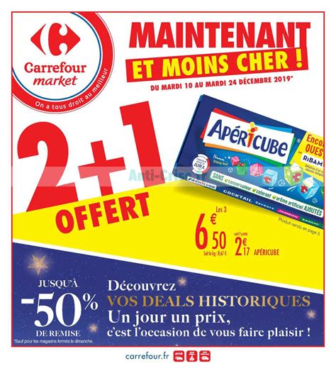 Anti Crise Fr Catalogue Carrefour Market Du Au D Cembre