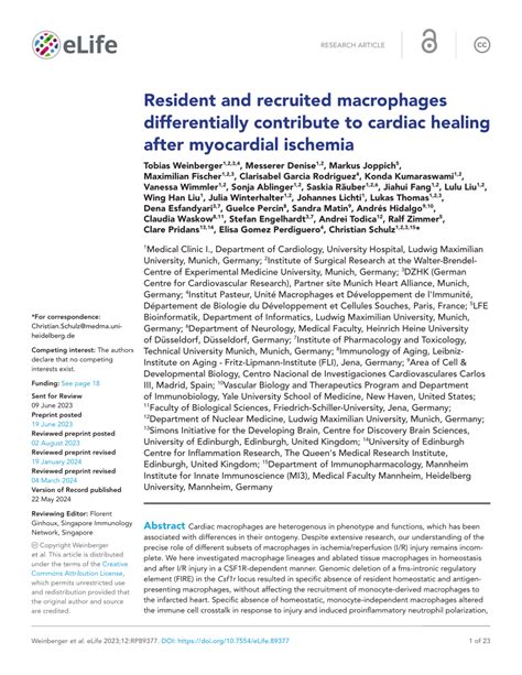 Pdf Resident And Recruited Macrophages Differentially Contribute To