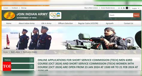 Indian Army SSC Tech Recruitment 2024 Registration Begins For 381