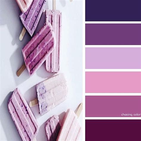 Shades Of Purple Popsicles Photo Credit • Mydailypalette Chasingcolor Colorthemes Colorful