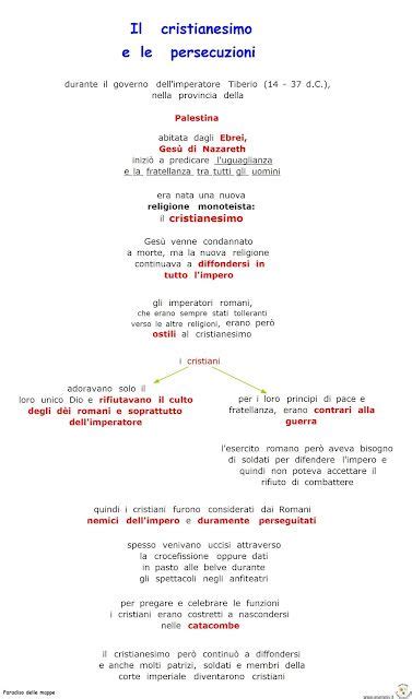 Paradiso Delle Mappe I Romani Il Cristianesimo E Le Persecuzioni