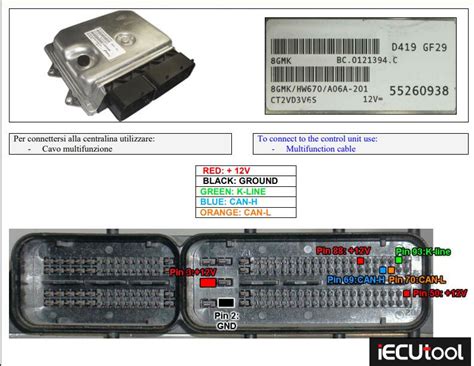 Foxflash Fiat Marelli 8GSF ECU Pinout IECUTOOL Official Blog