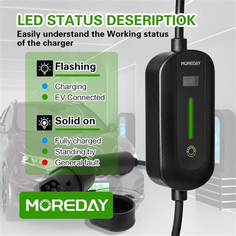 32A Electric Car Fast Charger 7kw Type 2 1 Gbt ID 4 Level 2 Charger