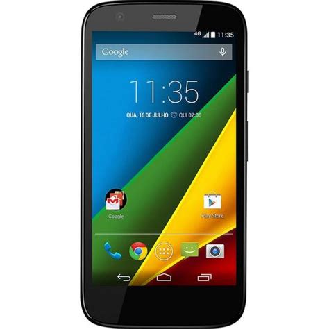 Smartphone Motorola Moto G XT 1040 4 5 8GB 1GB Ram 4G Lte Preto Na