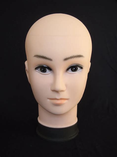 Realistic Plastic Male Mannequin Dummy Head For Hat Display Manikin