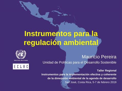 Pdf Instrumentos Para La Regulaci N Ambiental Mauricio Pereira