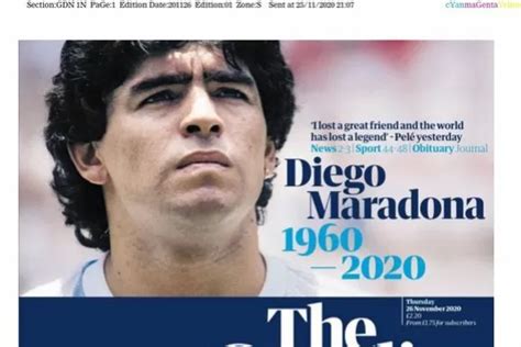 Dios Gardel Y El Absoluto La Muerte De Maradona En Los Diarios