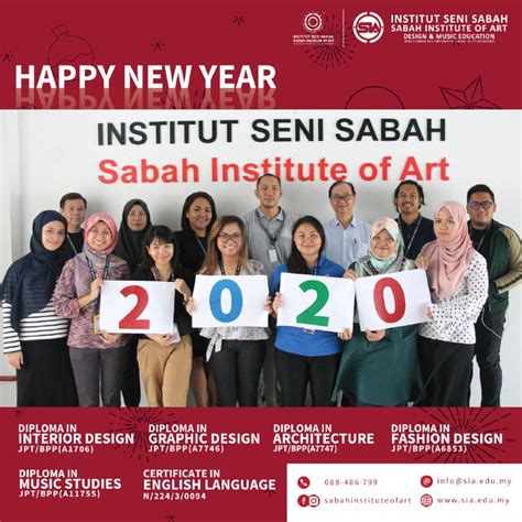 Happy New Year Sabah Institute Of Art