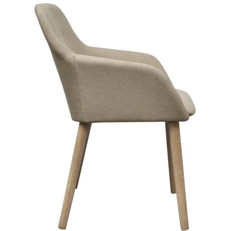 Maison Du Monde Sillas De Comedor 4 Unidades Tela Beige Y