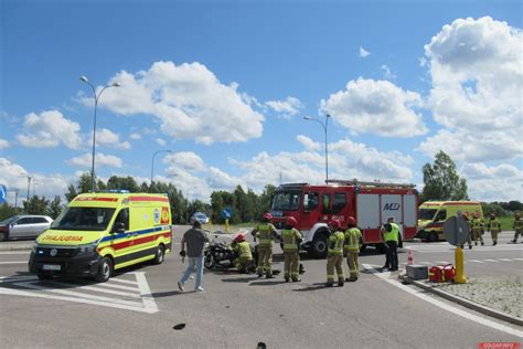 Kolizja Motocykla I Samochodu Na Obwodnicy