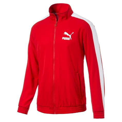 Puma Mens Iconic T7 Red Track Jacket Woven 57797711 Wookicom