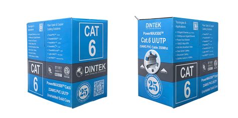 DINTEK CAT 6 UTP 305m 1101 04032 Cáp mạng Copper đồng nguyên chất