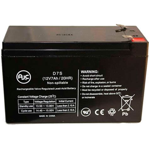 AJC Leoch DJW12 7 5 Sealed Lead Acid AGM VRLA Battery