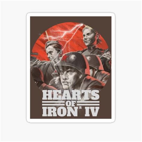 Hearts Of Iron 4 No Step Back Sticker For Sale By Fashiontiks Redbubble