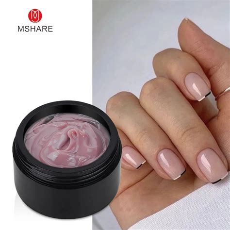 MSHARE Gel De Geleia Rosa Escuro Para Extens O De Unhas Unhas