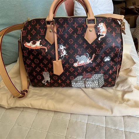 Louis Vuitton Bags Louis Vuitton X Grace Coddington Speedy Catogram