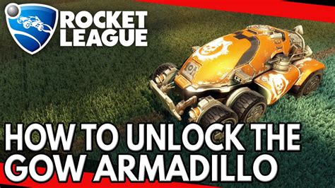 Rocket League How To Unlock GOW Armadillo On Xbox One YouTube