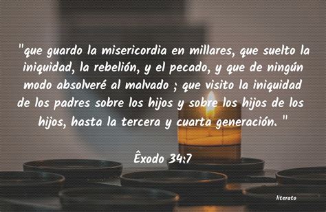 La Biblia Êxodo 34 7